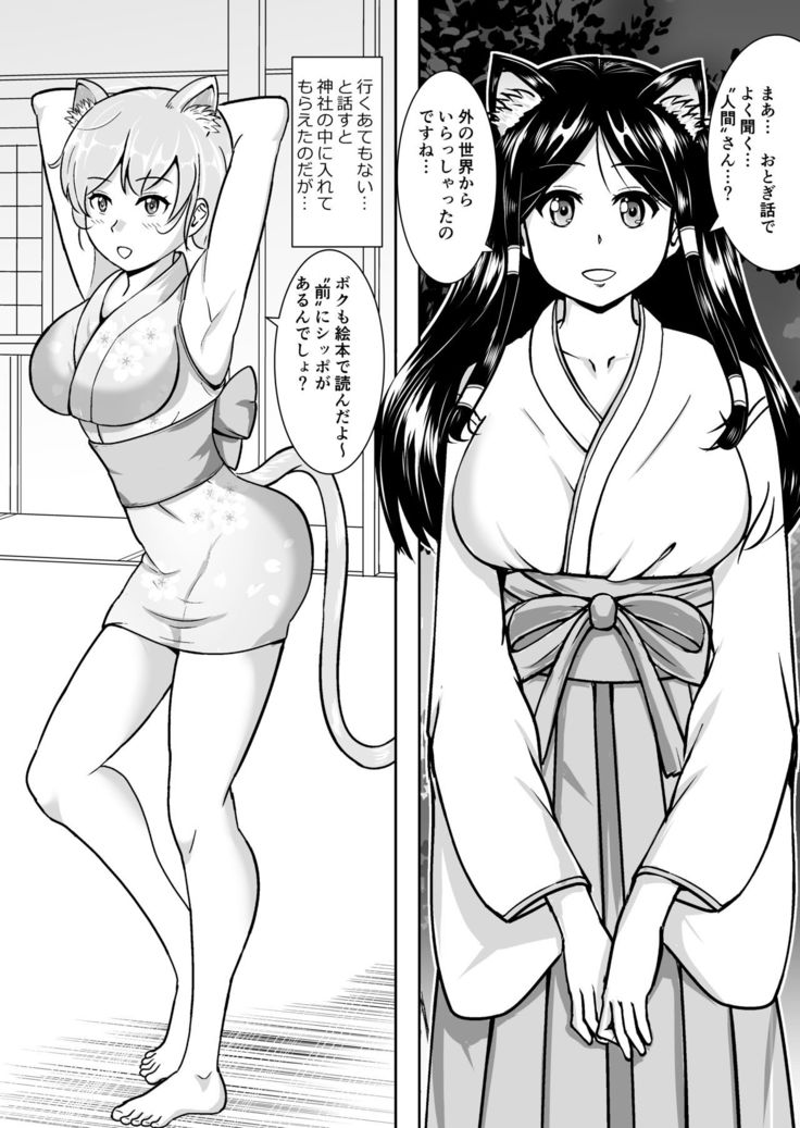 Neko oTasukete Tensei shitara Neko Megami Sanshimai ni Mainichi Sei o Shiborarete iru Ken.