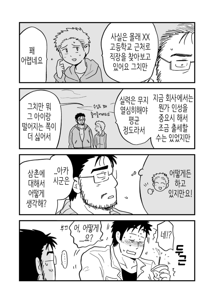 Fukegao Chuugakusei to Oji-chan | 노안 중학생과 삼촌 Page 1-282