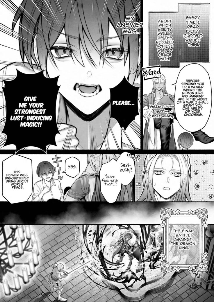 Tensei Shita node Kyousei Hatsujou Mahou de Sekai Heiwa o Mezashimasu | I Cast "Force Estrus" for World Peace!