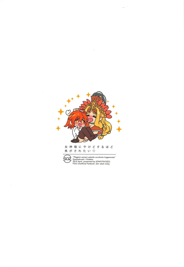 Megami-sama ni Yakedo suru hodo Kogasaretai