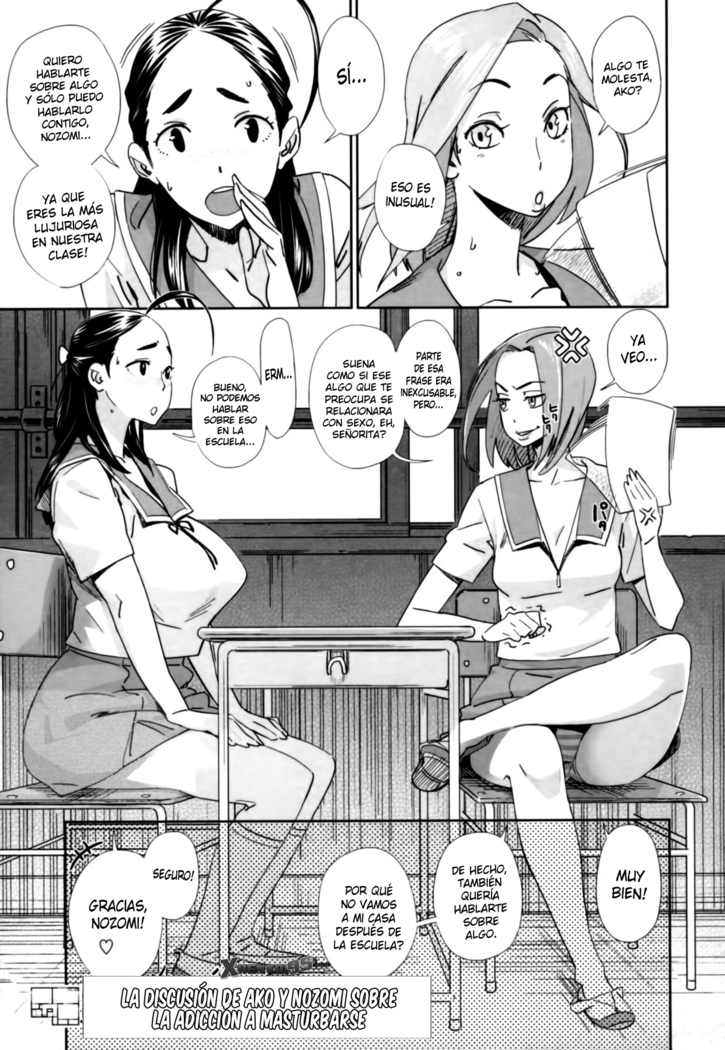 Ako to Nozomi no Onayami Soudan | La Discusión de Ako y Nozomi Sobre la Adicción a Masturbarse