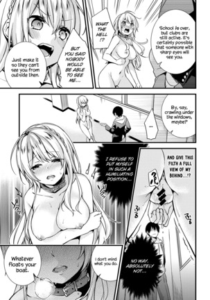 Gakuen no Ojou-sama ga Roshutsukyou no Dohentai datta Hanashi | The Academy Princess is Actually a Perverted Exhibitionist Ch. 1