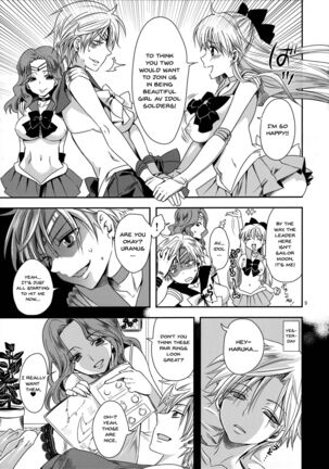 (C89) [Kurione-sha (YU-RI)] Idol Senshi ni Oshioki! ~Uranus no Junan Hen~ | Punishment For An Idol Soldier! ~Uranus Passion Edition~ (Bishoujo Senshi Sailor Moon) [English] {Doujins.com} Page #4