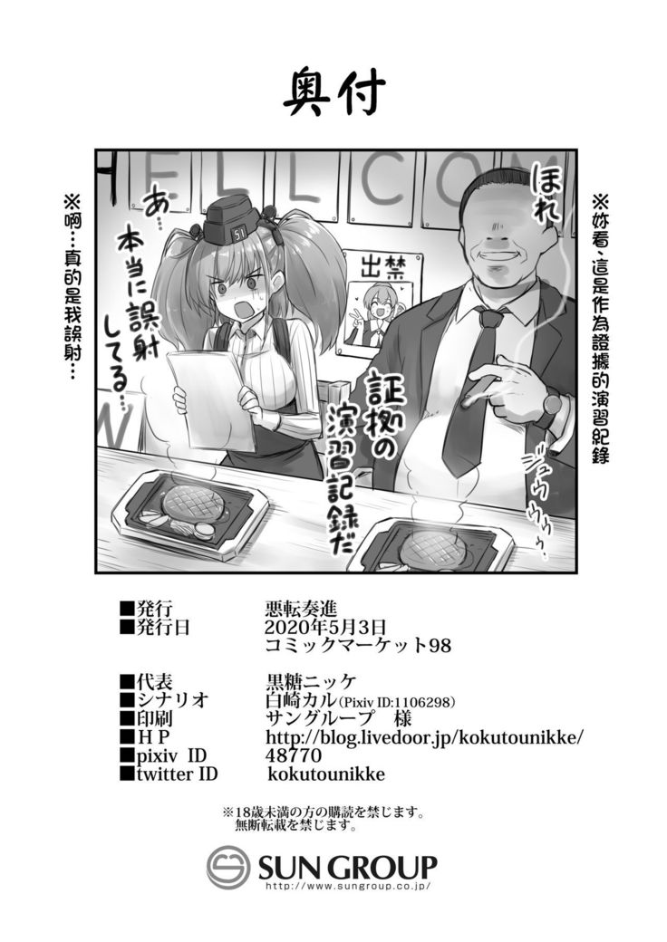 Kanmusu Chakunin Zenya - Atlanta Mune-Sei Houshi Katsudou
