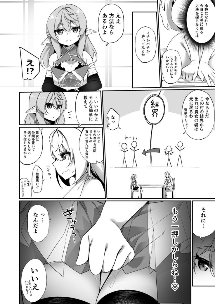 Boukensha-san ga  Elf ni Sarete Shinyuu to Musubareru Hanashi