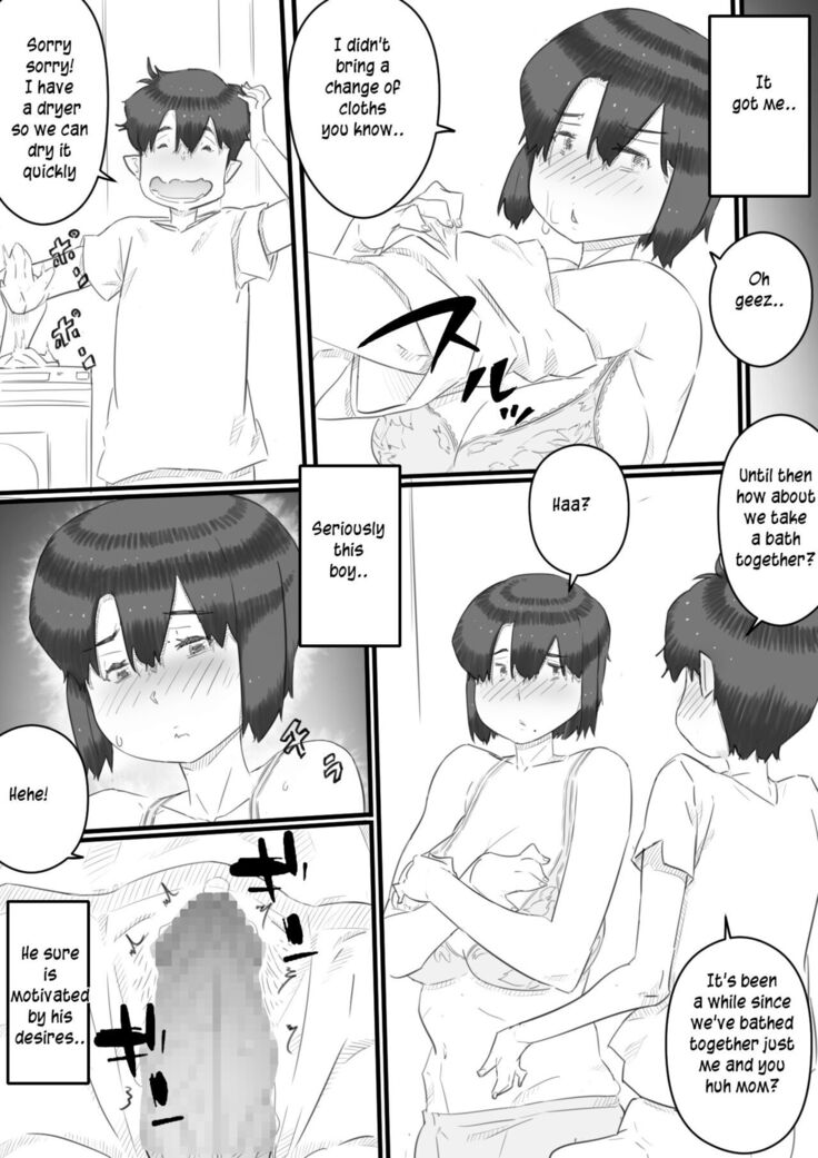 Hitorigurashi no Musuko no Heya de | Staying over at my son's apartment
