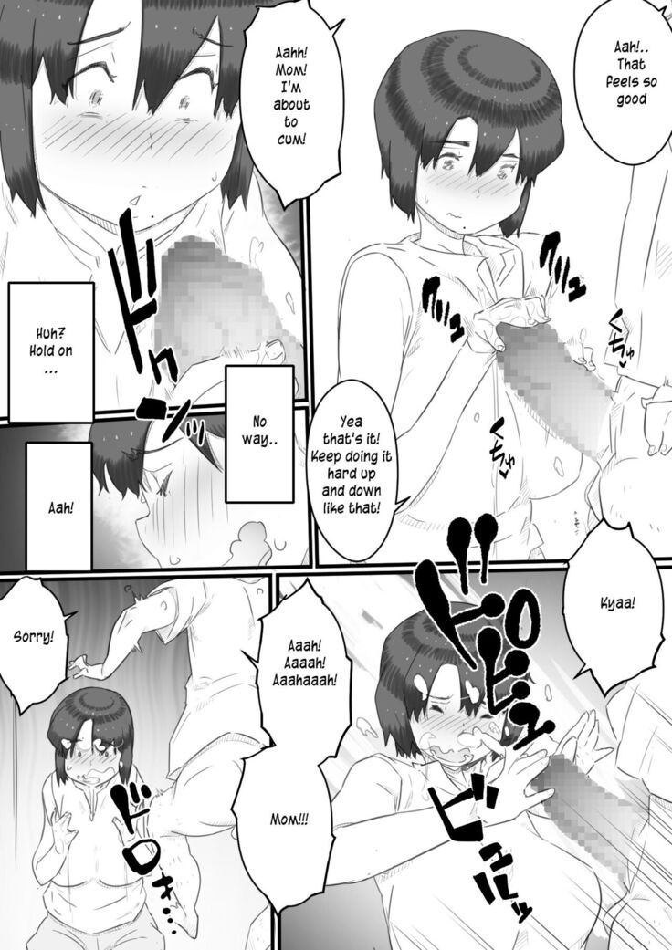 Hitorigurashi no Musuko no Heya de | Staying over at my son's apartment