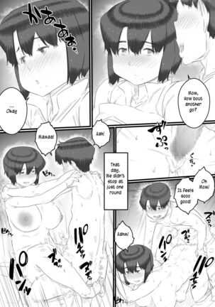 Hitorigurashi no Musuko no Heya de | Staying over at my son's apartment Page #30