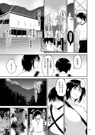 Minkan Gasshuku Rikujou Joshi Niki Minori to Hitome o Nusunde... Page #22