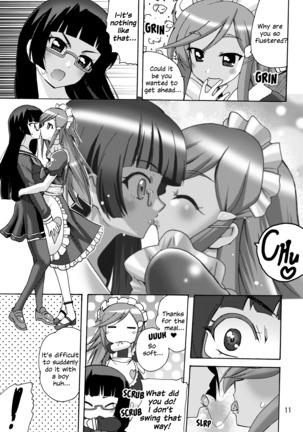 Koisuru Uchuu Kaizoku Musume  - Yuri, Lamp-kan no Himegoto hen - | Space Pirate Girls in Love - Yuri Secret of Lamp Cafe Page #12
