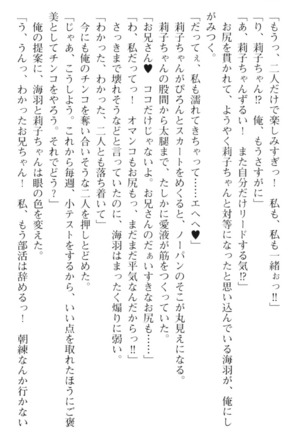 妹とその友人がエロすぎて俺の股間がヤバイ Page #264