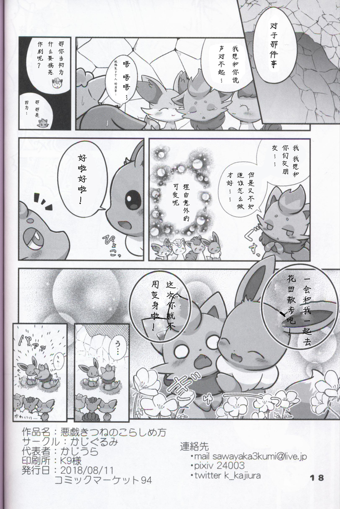 Itazura Kitsune no Korashime Kata | 教训恶作剧狐狸的方法