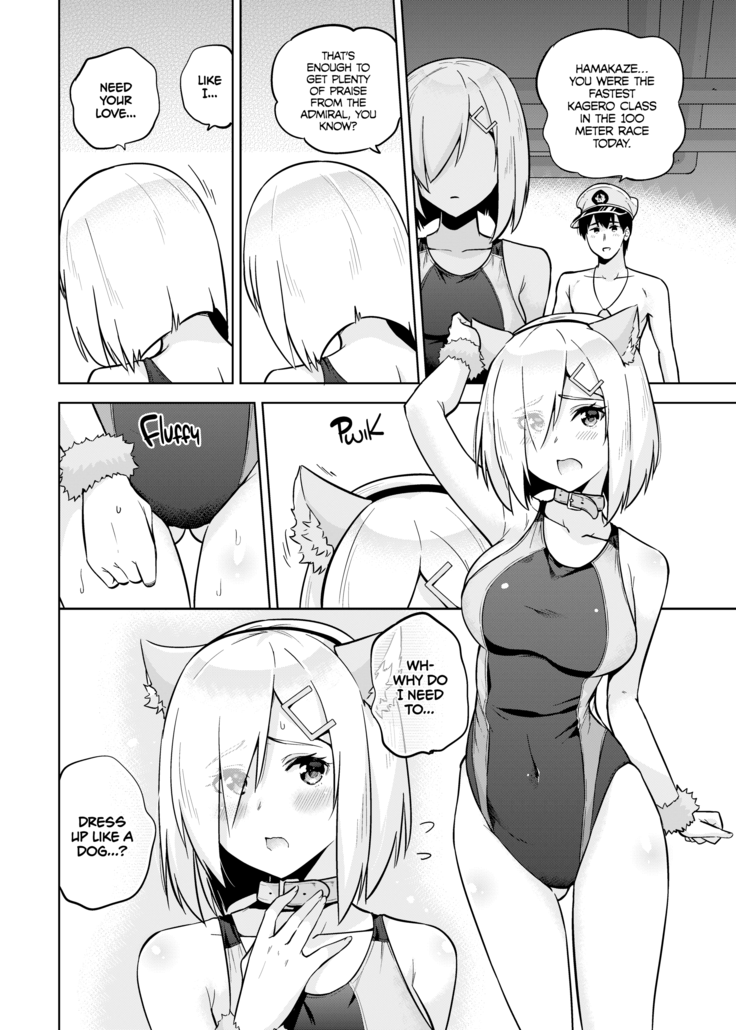 Kyouei-Mizugi na Shigure-chan to Hamakaze-san to. | Shigure and Hamakaze in Racing Swimsuits (decensored)