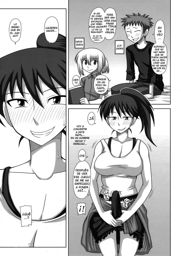Futanari Musume ga Ryouteashi o Kotei Sarete Nando mo Kyousei-teki ni Shasei Saserareru dake no Hon | The Story of a Futanari that is Forced to Cum Over and Over Again on all Fours.