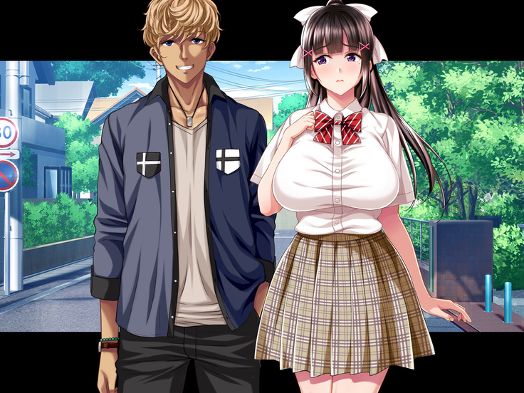 Natsuyasumi Ake no Kanojo wa... ~Charao Gonomi no Kuro Gal Bitch ni~ Zenpen
