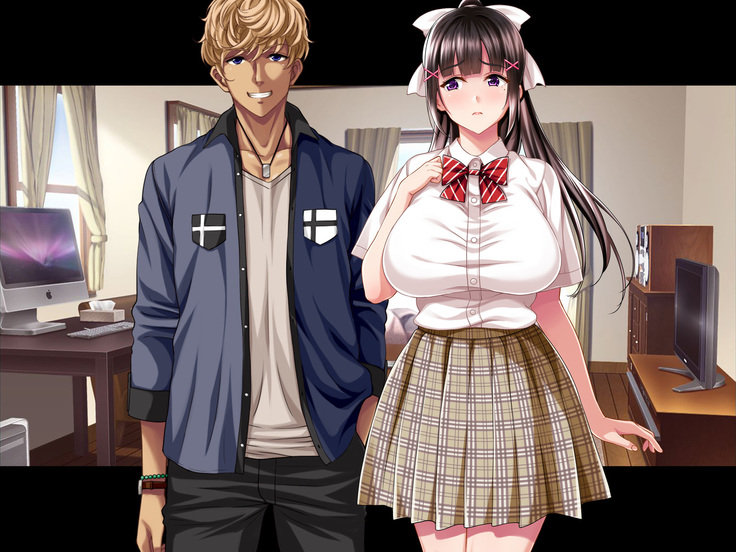 Natsuyasumi Ake no Kanojo wa... ~Charao Gonomi no Kuro Gal Bitch ni~ Zenpen