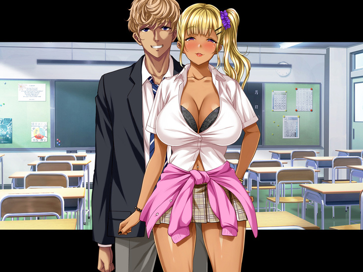 Natsuyasumi Ake no Kanojo wa... ~Charao Gonomi no Kuro Gal Bitch ni~ Zenpen