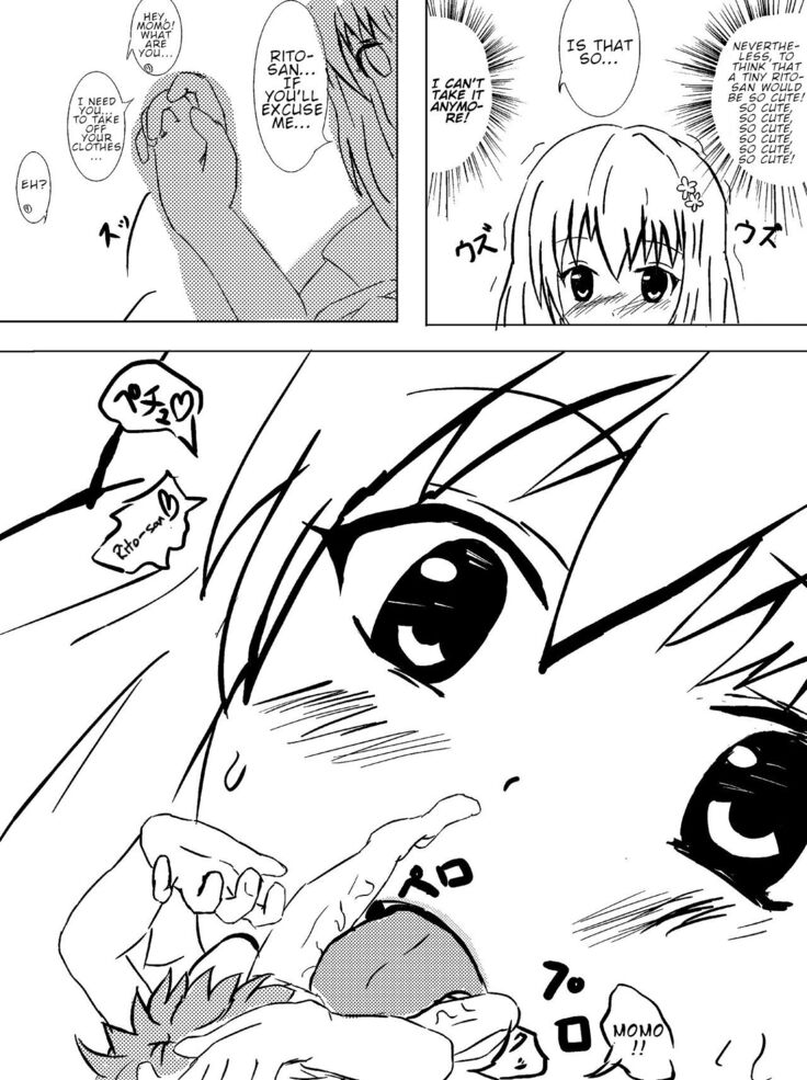 Rito ga chiisaku natte Momo to | Shrunken Rito and Momo