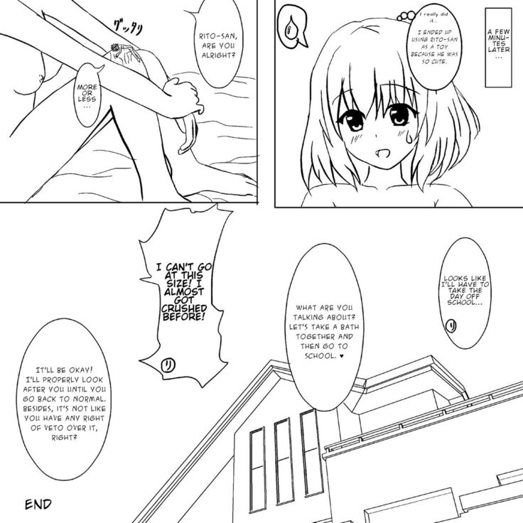 Rito ga chiisaku natte Momo to | Shrunken Rito and Momo