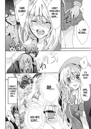 [Maguro Ouji] Nyota Ecchi. 1 ~Ore, Onna no Karada de Gikei to Koi Oshite Imasu~ Ch. 2 | After Turning Into a Girl, I Fell in Love With My Stepbrother Ch. 2 [English] [desudesu] [Digital] Page #20