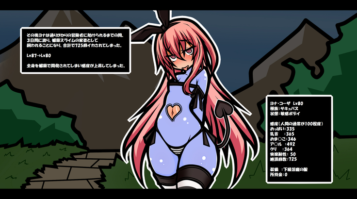 エッチなイベント満載のエ口RPGの世界に転生させられた クソ雑魚サキュバスの物語
