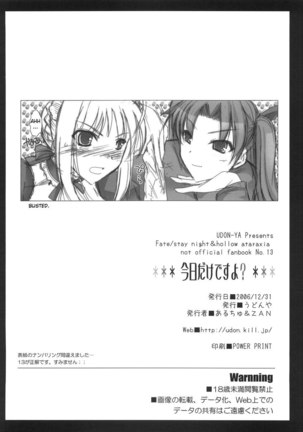 Kyou Dake Desu Yo Page #37