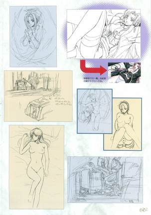 Angel Halo Original illustration Artbook Page #66