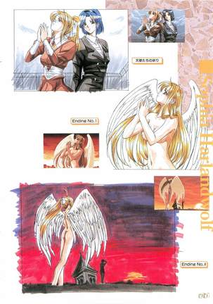 Angel Halo Original illustration Artbook Page #14