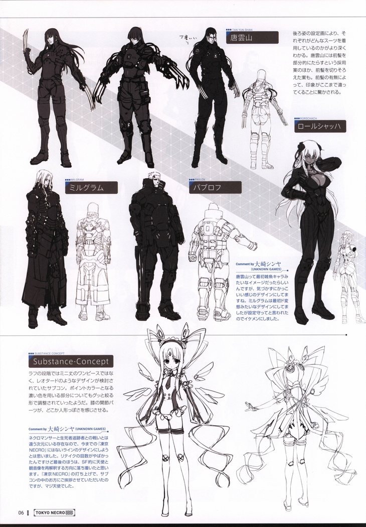 TOKYO NECRO Setting Materials