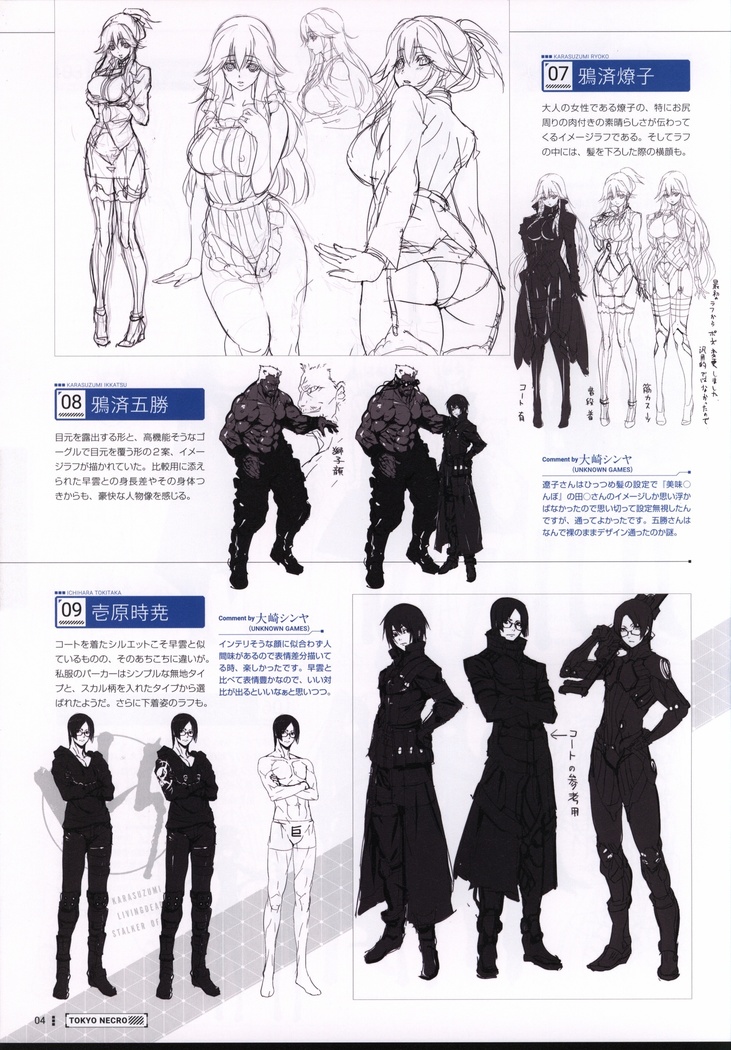 TOKYO NECRO Setting Materials