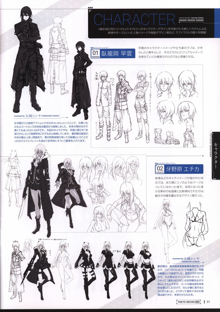 TOKYO NECRO Setting Materials