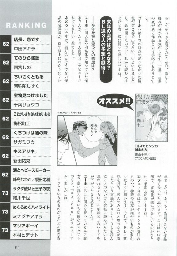 このBLがやばい! 2015年度版