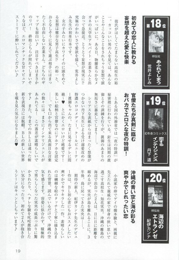 このBLがやばい! 2015年度版
