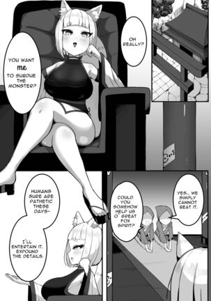 Supernatural Foxgirl Gives Orgasmic Birth To Tentacles Page #4