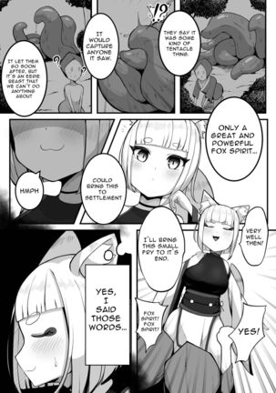 Supernatural Foxgirl Gives Orgasmic Birth To Tentacles Page #5