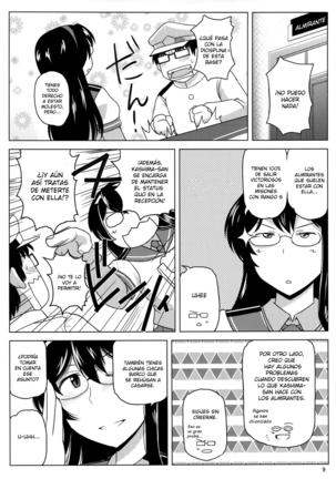 Inran Dosukebe Renjun Bitch Kashima Bon. ~Yariman Kashima ga Doutei Idenshi Hoshoku Sex Enshuu! Teitoku-san no Kibanda Seichuu Rengou Kantai, Kashima ga Oaite Shimasu~ - Page 10