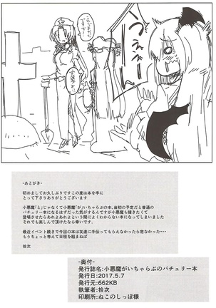 小悪魔がいちゃらぶのぱちゅりー本 - Page 16