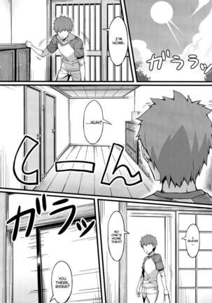 Rider-san to Maid Fuku. - Page 5