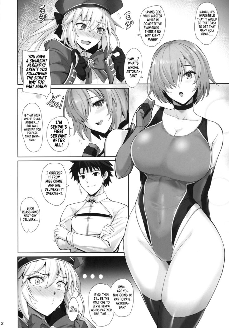 Kyouei Tokusei no Servant to 2 | Servants With The Swimsuit Trait 2