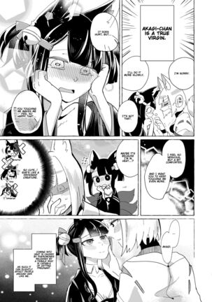 [Yuribatake Bokujou (Kon)] Akagi-chan wa Okusuri o Nomanai | Akagi-chan Won't Take Her Medicine (Azur Lane) [English] [Gondis] [Digital]