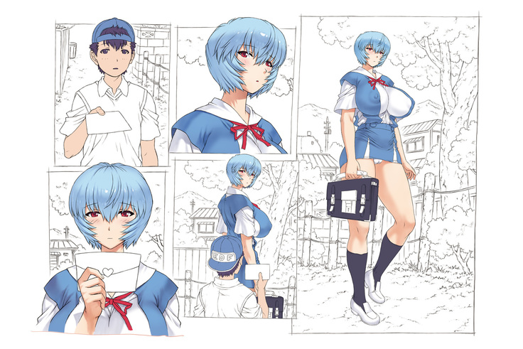 Mogudan: Rei Ayanami works + extras