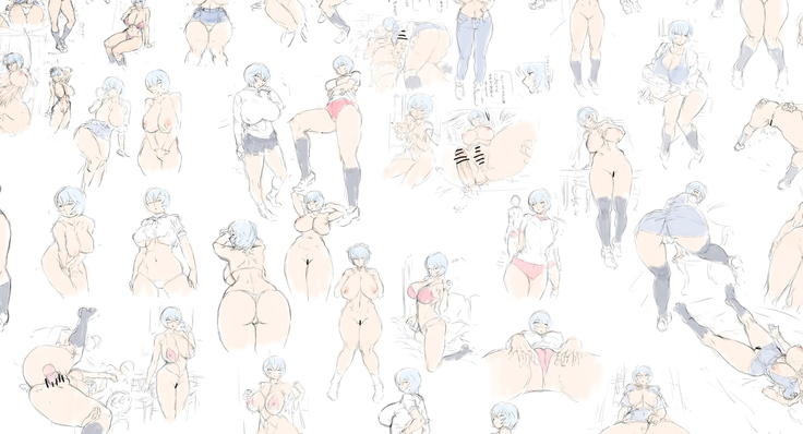Mogudan: Rei Ayanami works + extras