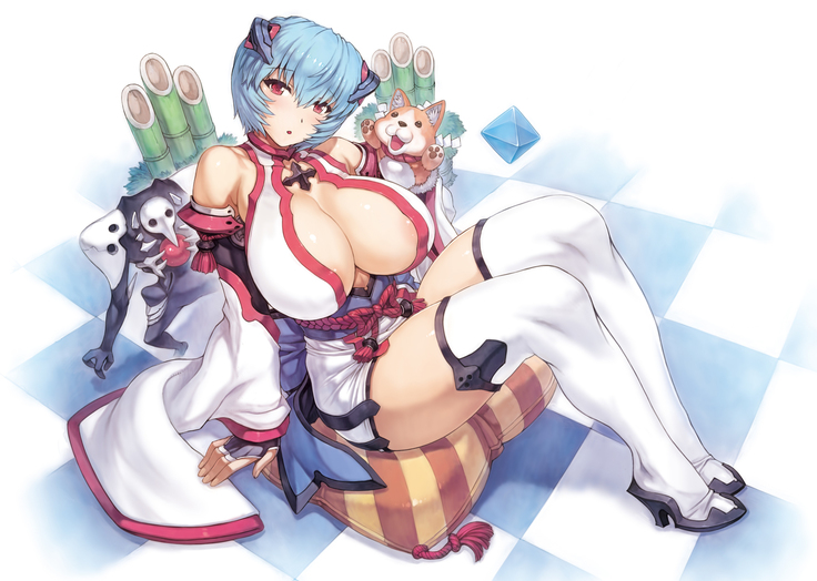 Mogudan: Rei Ayanami works + extras