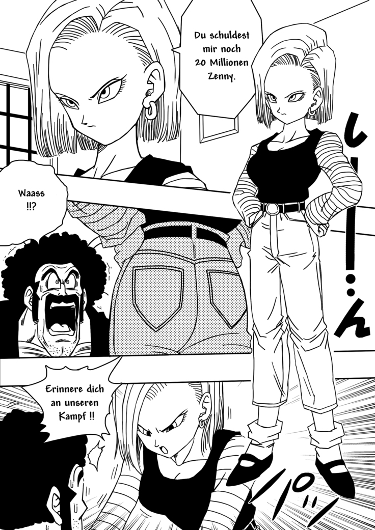 Android N18 and Mr. Satan Sexual Intercourse between Fighters!