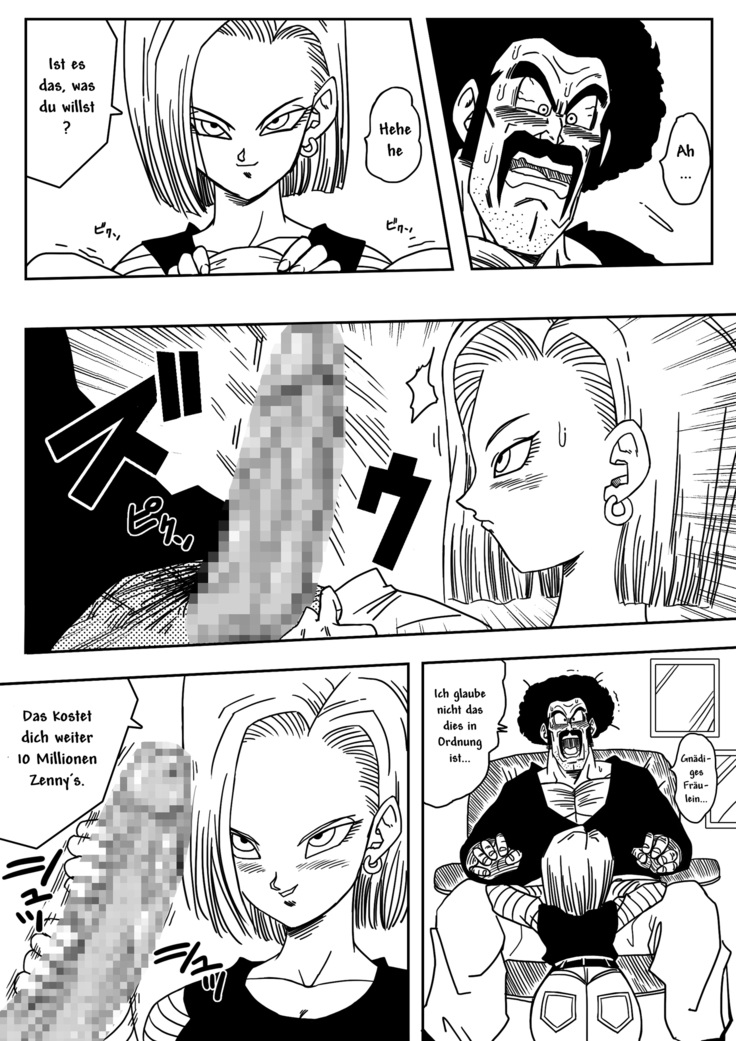 Android N18 and Mr. Satan Sexual Intercourse between Fighters!