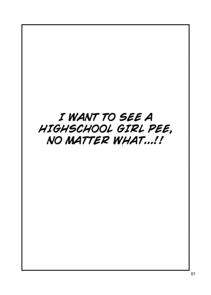 Sensee, Oshikko Wasurechaimashita. | Sensei, I forgot to pee.