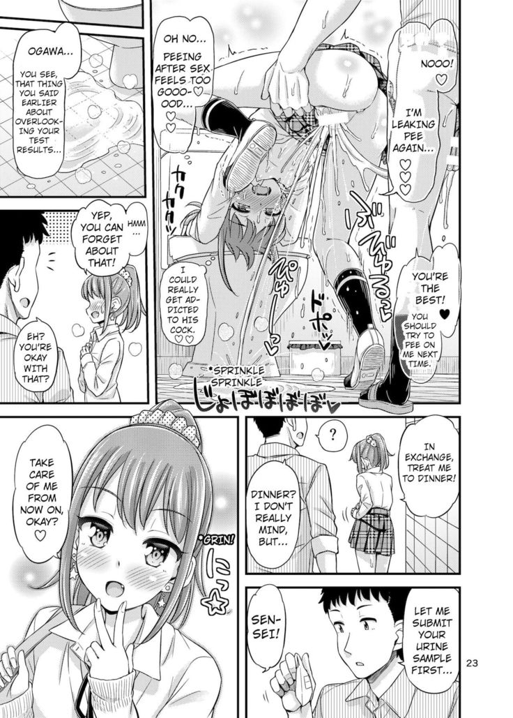 Sensee, Oshikko Wasurechaimashita. | Sensei, I forgot to pee.