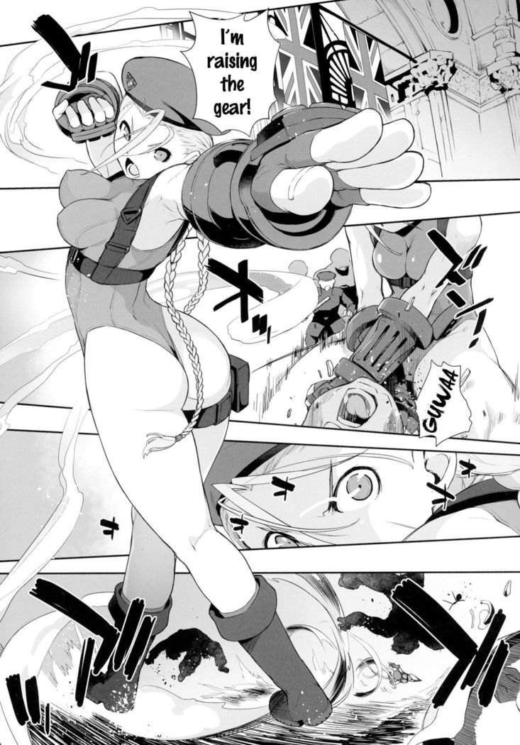 Cammy to Futanari Chun-Li no, Erohon.   {doujins.com}