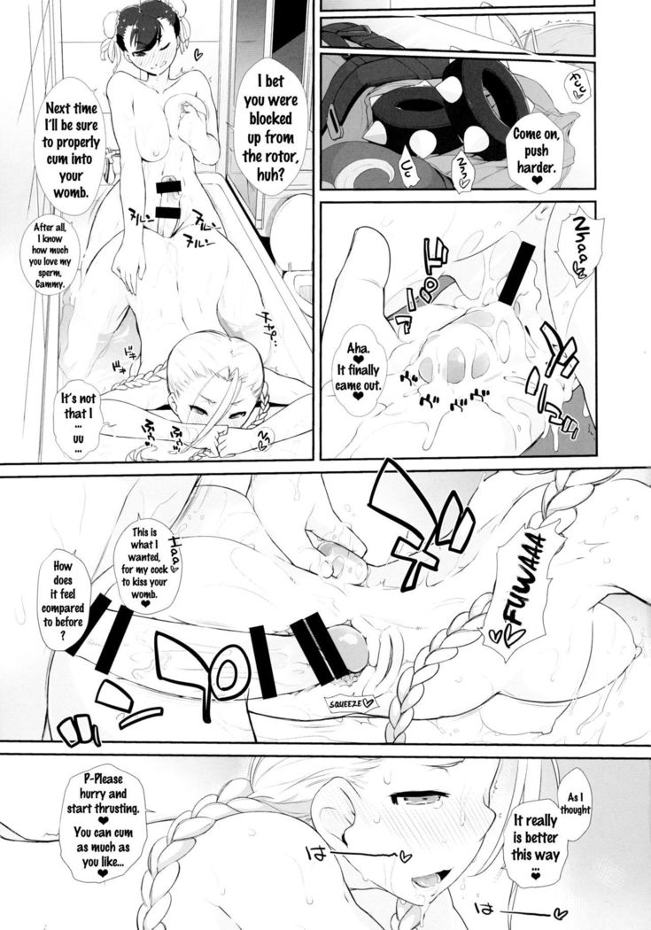 Cammy to Futanari Chun-Li no, Erohon.   {doujins.com}