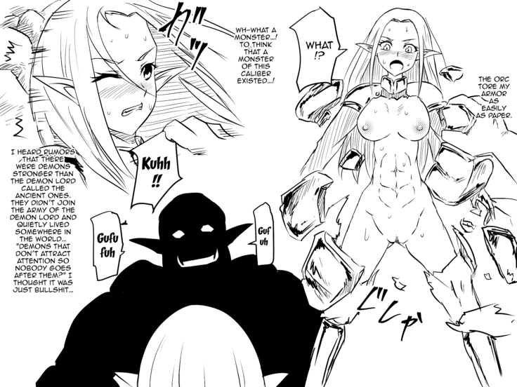 Haiboku Elf no Onna Kishi Orc Ryoujoku, Soshite...